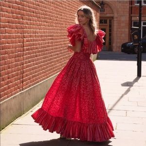 SIKA Billie Ruffle Off The Shoulder Dress